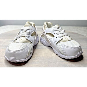 Nike Huarache Run (TD) 704950-110 Triple White Baby Toddler Shoes Size 7C Sneake